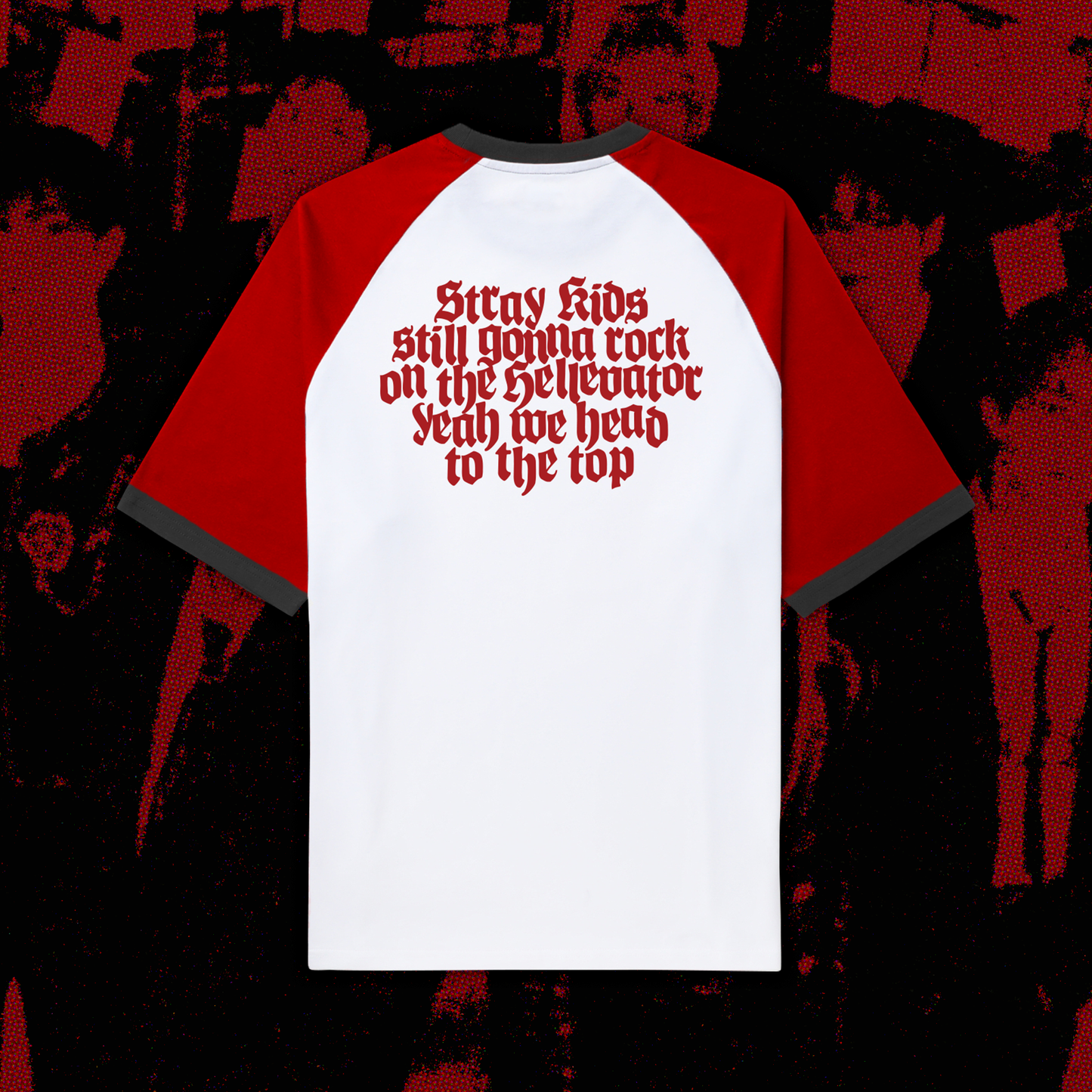 Stray Kids Embossed Raglan Shirt