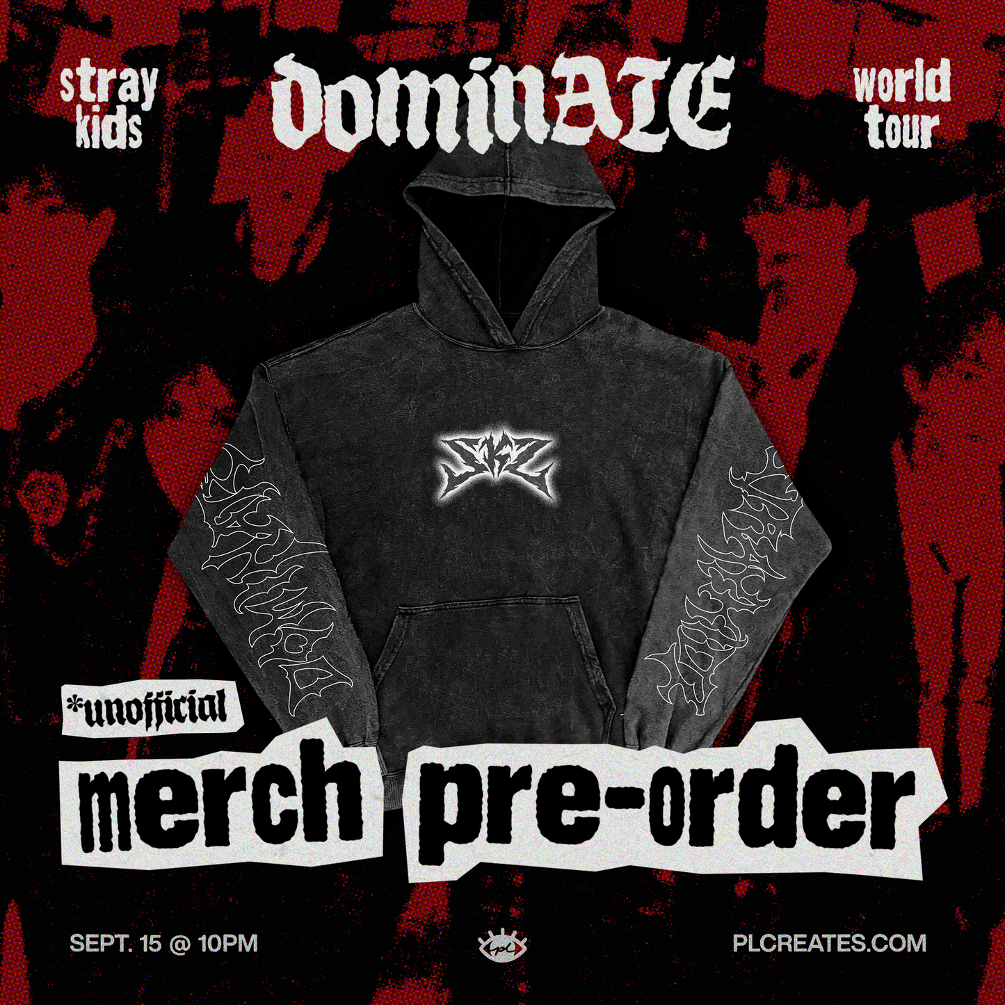 dominATE World Tour Acid Wash Hoodie [PAYO]