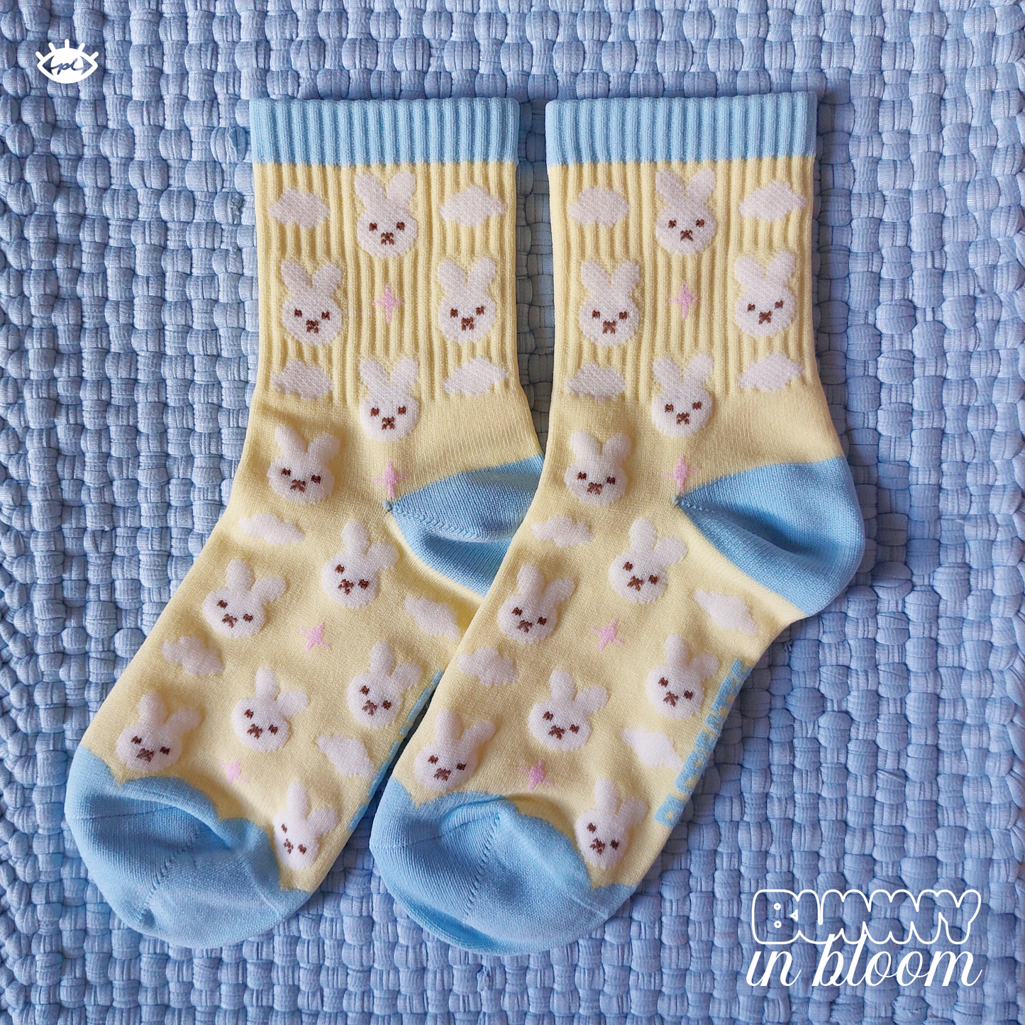 🐰 BUNNY SOCKS - Bunny in Bloom [ONHAND]