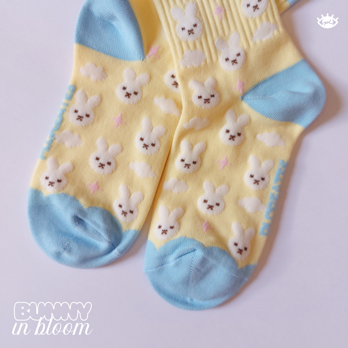 🐰 BUNNY SOCKS - Bunny in Bloom [ONHAND]