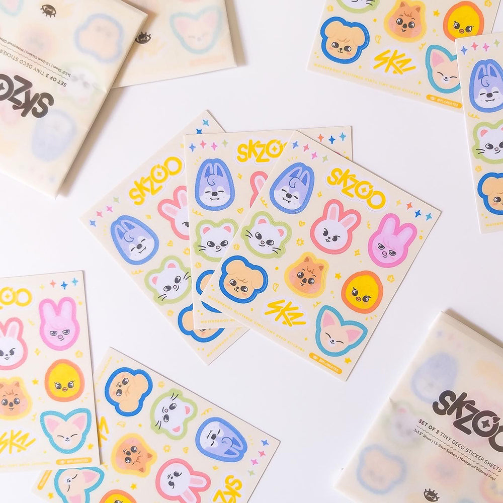 SKZOO Large & Tiny Sticker Sheets [PREORDER]