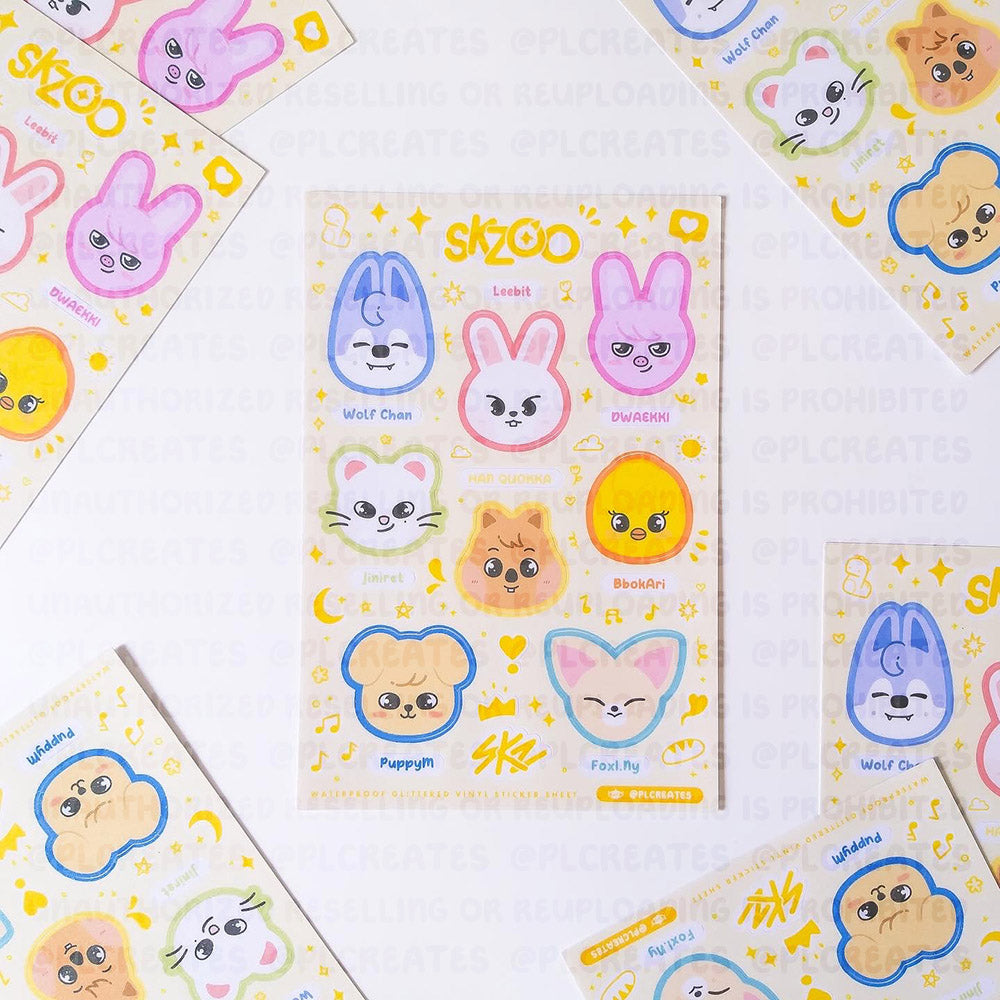 SKZOO Large & Tiny Sticker Sheets [PREORDER]