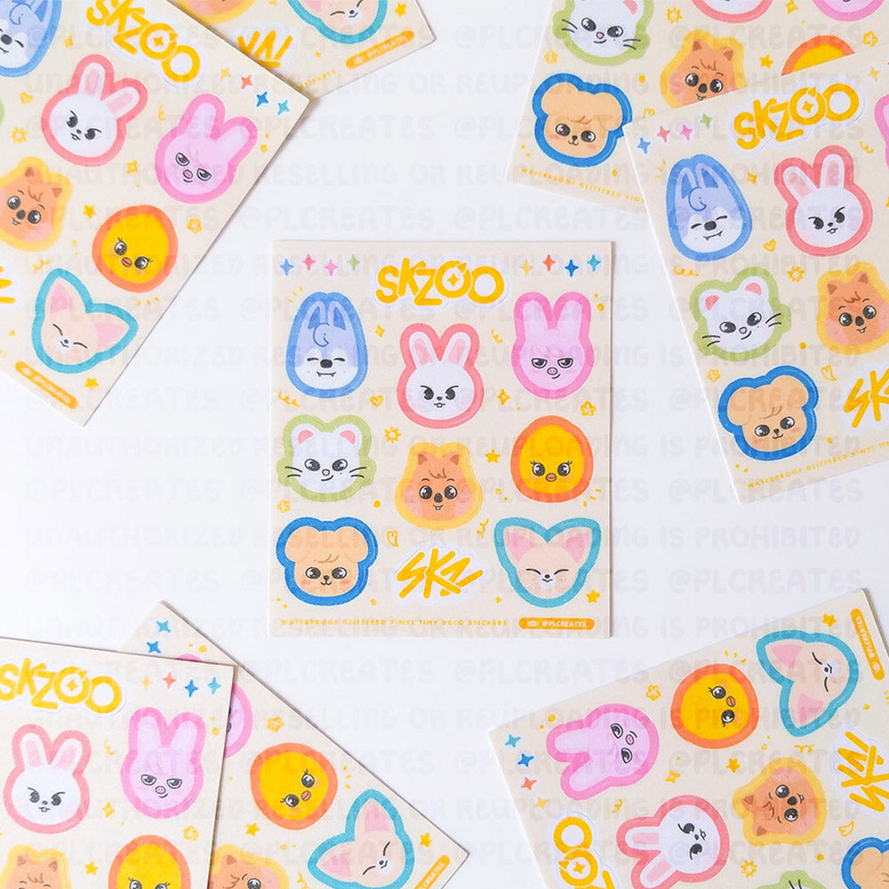 SKZOO Large & Tiny Sticker Sheets [PREORDER]