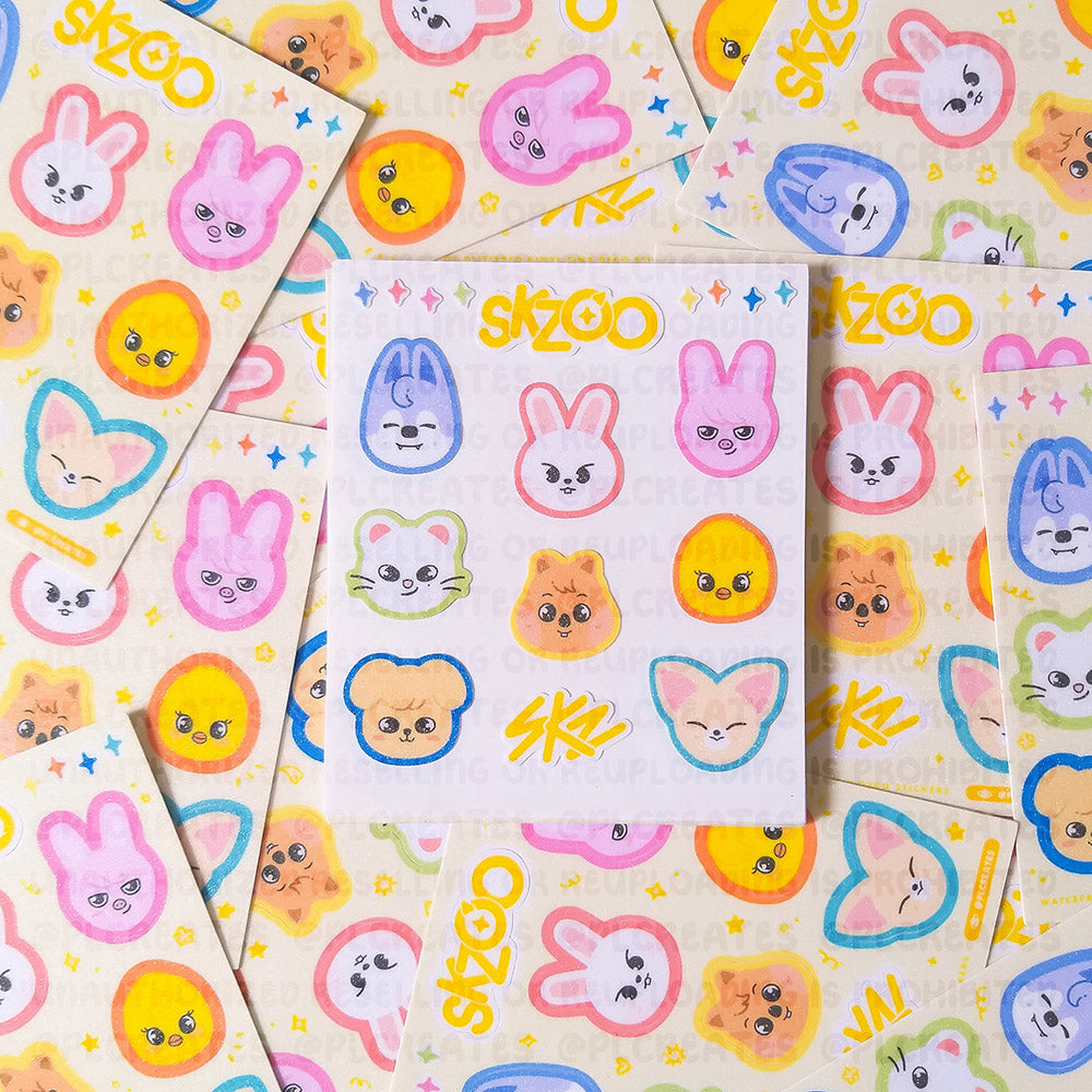 SKZOO Large & Tiny Sticker Sheets [PREORDER]