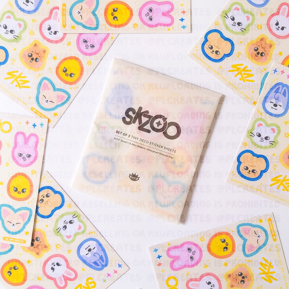 SKZOO Large & Tiny Sticker Sheets [PREORDER]